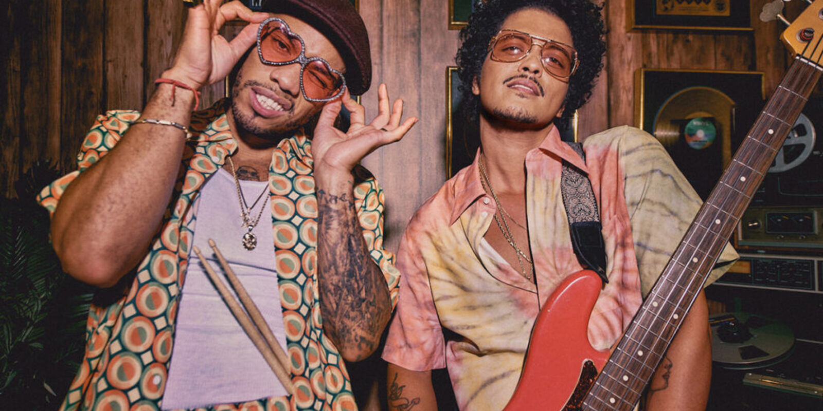 Bruno Mars and Anderson .paak and Silk Sonic